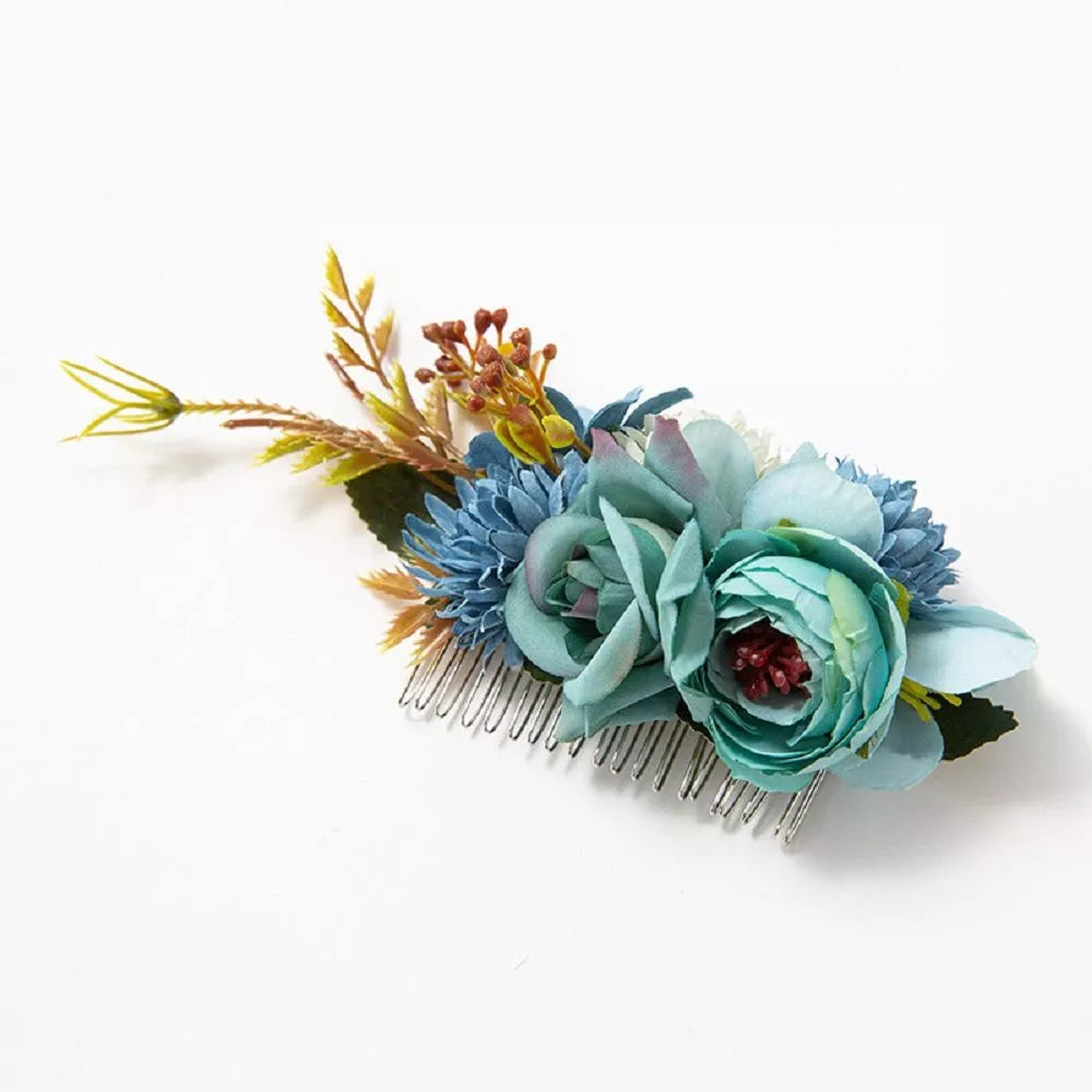 Boho Floral Bridal Hair Combs
