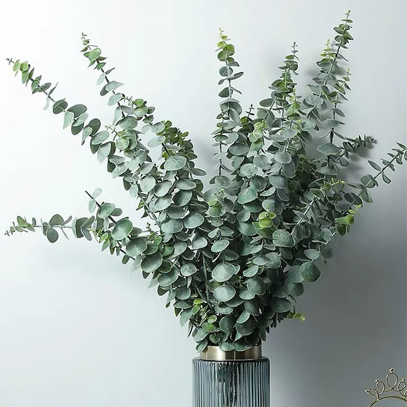 12PCS Artificial Eucalyptus Leaves
