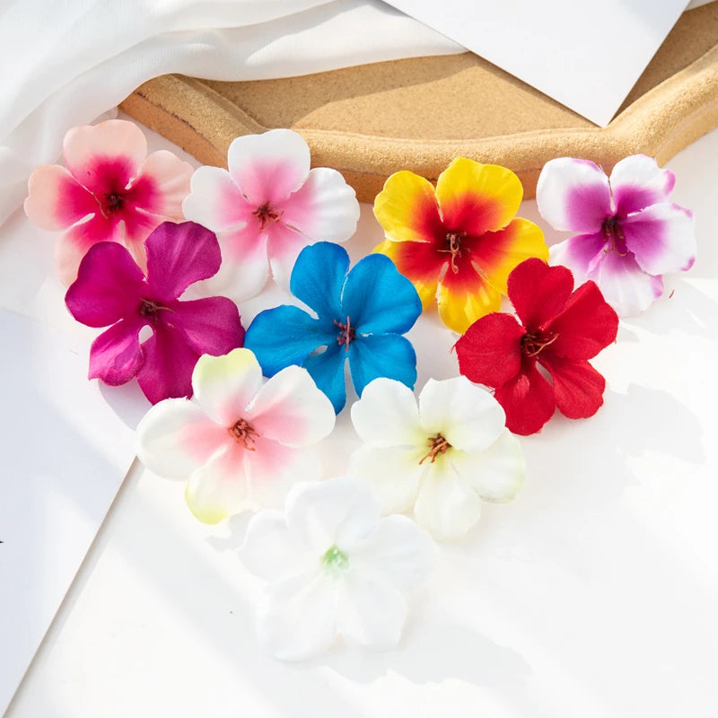 50PC Pretty Artificial Hibiscus Flower Heads
