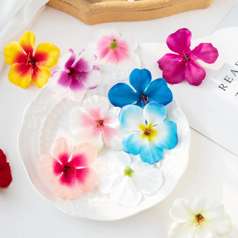 50PC Pretty Artificial Hibiscus Flower Heads