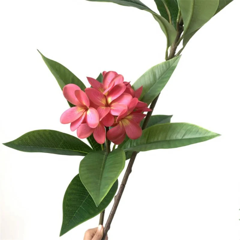 Beautiful Artificial Frangipani Plumeria Branch