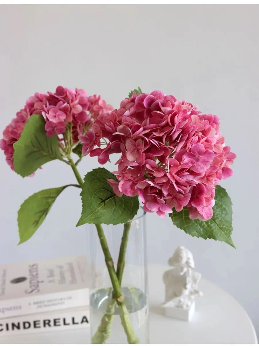 Artificial Pink Hydrangea Flowers