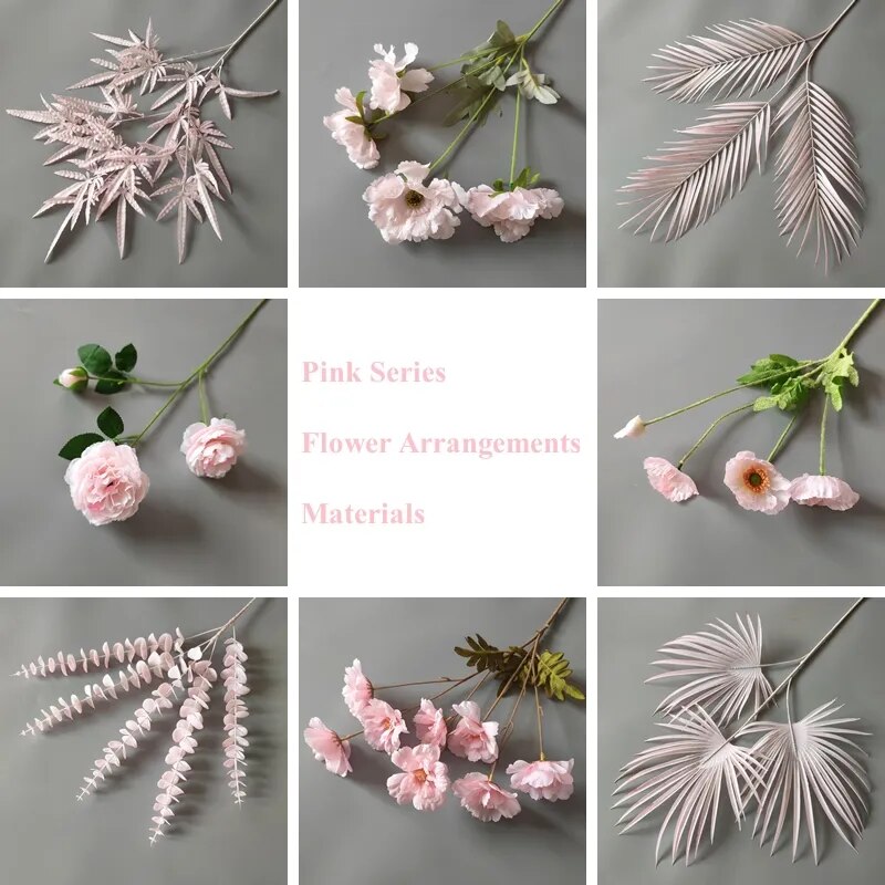 Pretty Pink Artificial Flowers