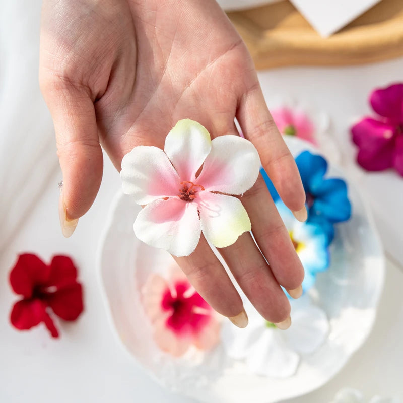50PC Pretty Artificial Hibiscus Flower Heads