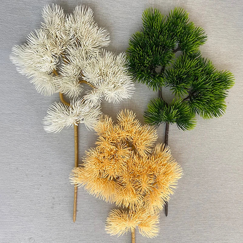 Vibrant Simulation Bonsai Pine Branch