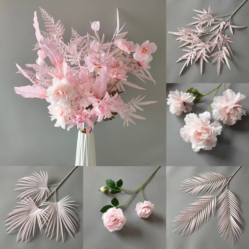 Pretty Pink Artificial Flowers