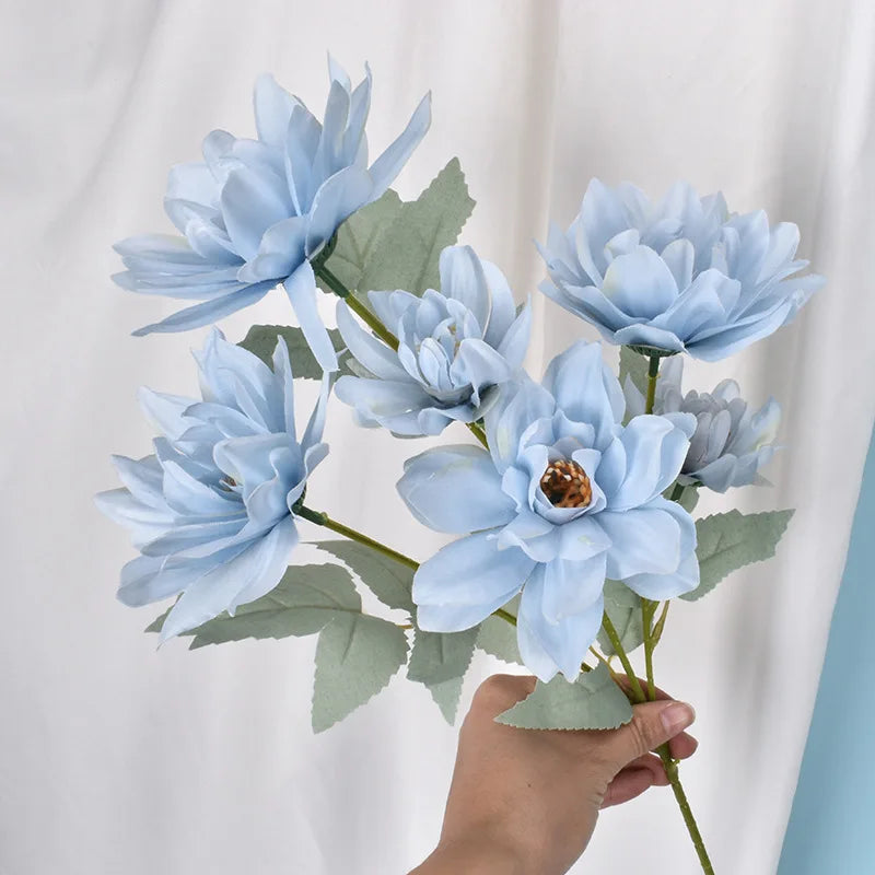 Silk Peony Flowers