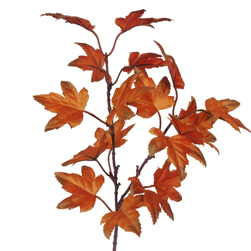Artificial Canadian Maple Leaf Branch