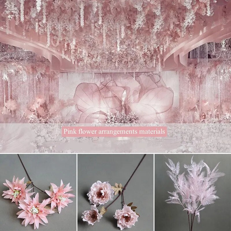 Pretty Pink Artificial Flowers