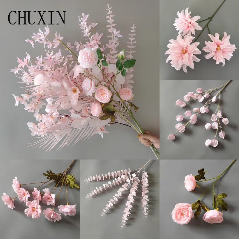 Pretty Pink Artificial Flowers