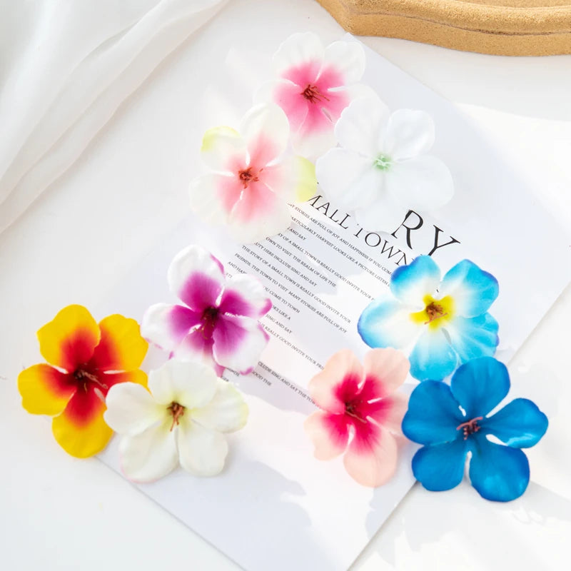 50PC Pretty Artificial Hibiscus Flower Heads