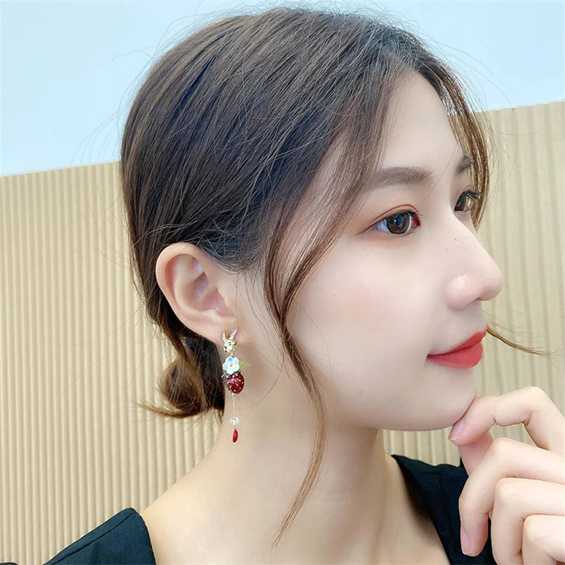 Cute Flower Pet Earrings