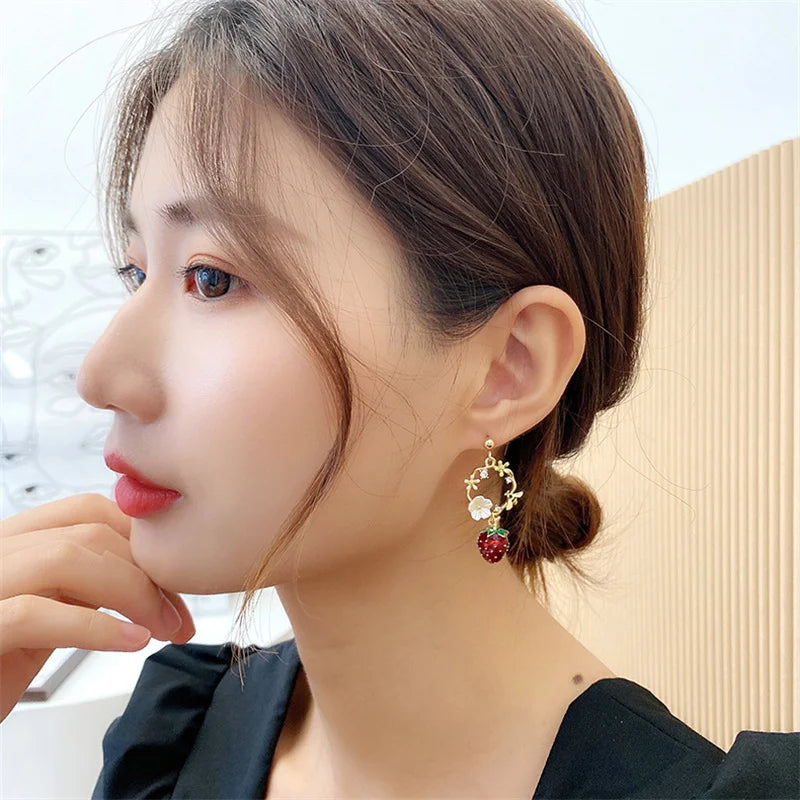 Cute Flower Pet Earrings