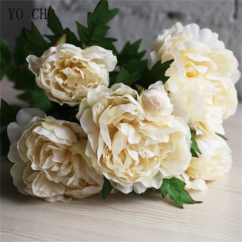 Vivid Peony Artificial Flowers