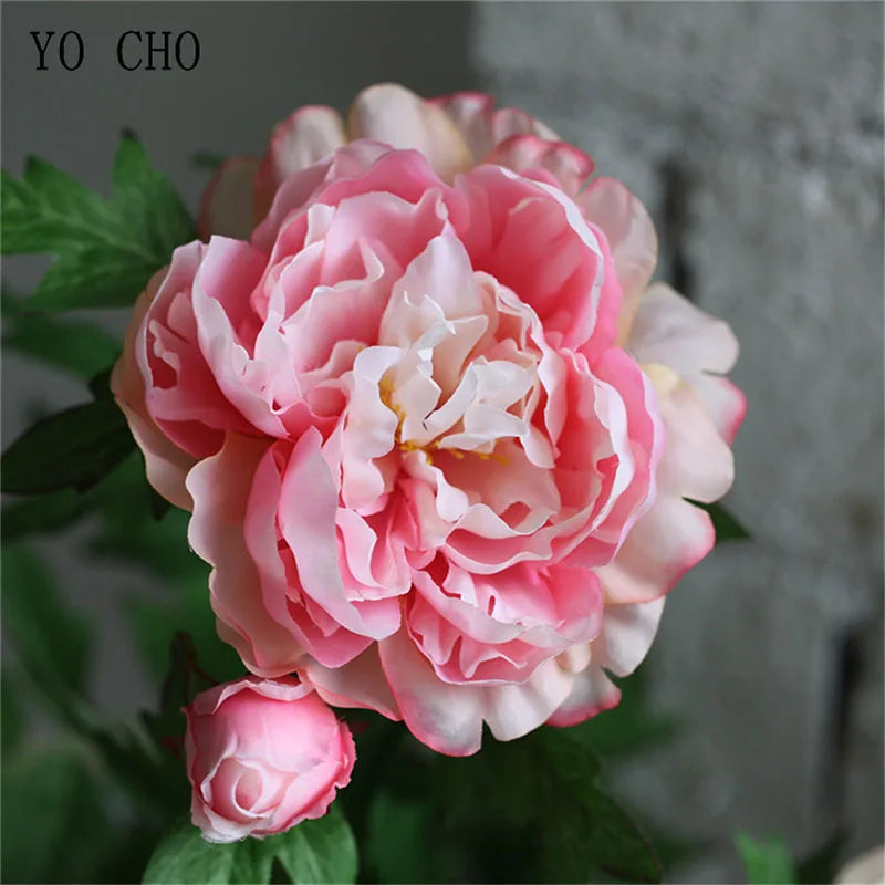 Vivid Peony Artificial Flowers