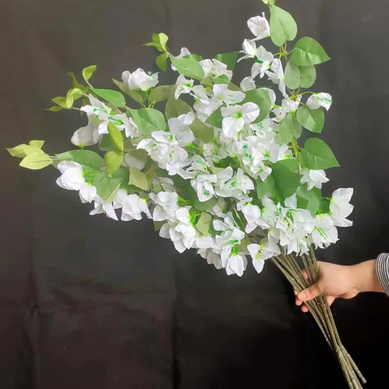 10pcs Silk Bougainvillea Flower Branches