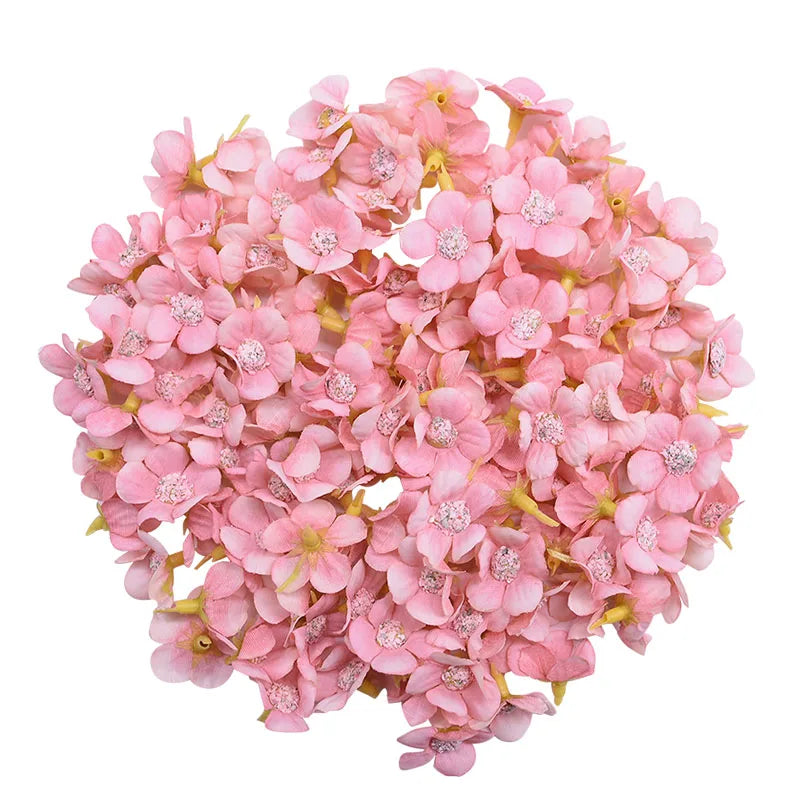 50Pcs 2cm Mini Silk Daisy Flower Heads