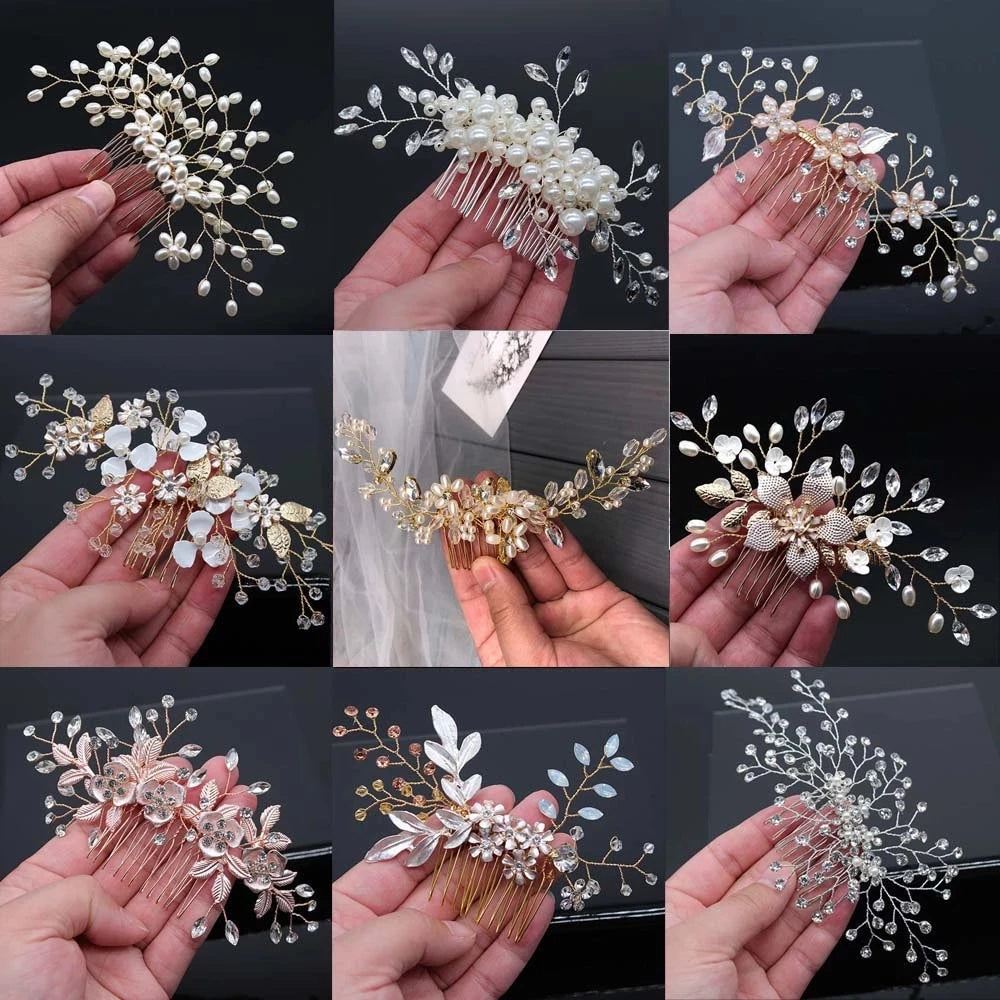 Handmade Floral Bridal Hair Pin