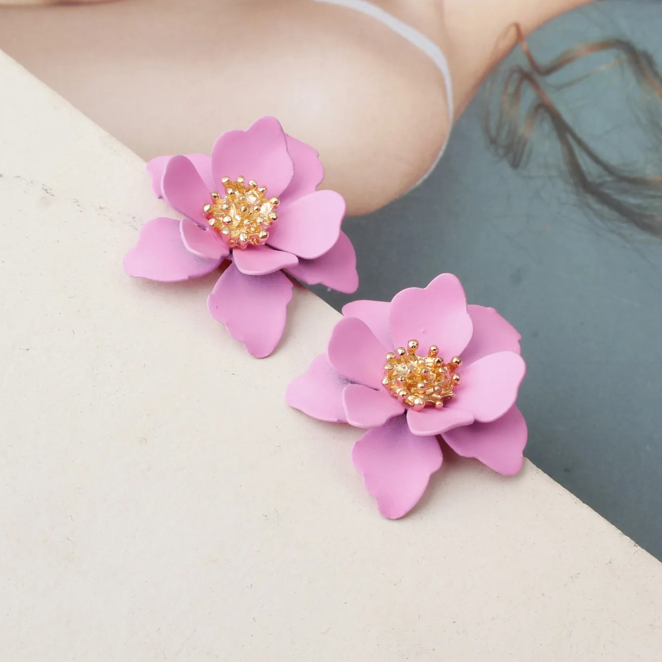 Cute Small Flower Stud Earrings