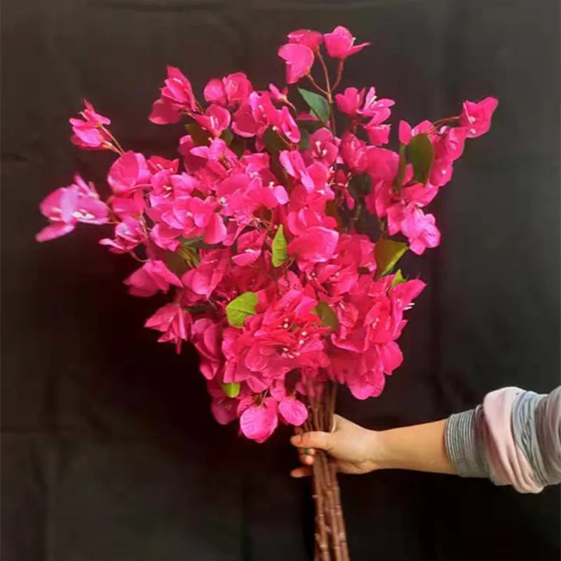 10pcs Silk Bougainvillea Flower Branches