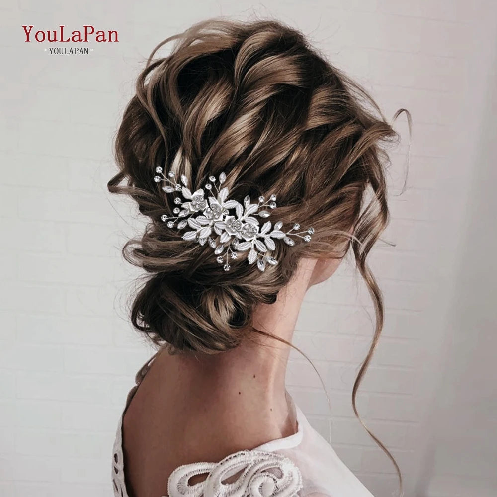 Rhinestone Floral Wedding Hairbands