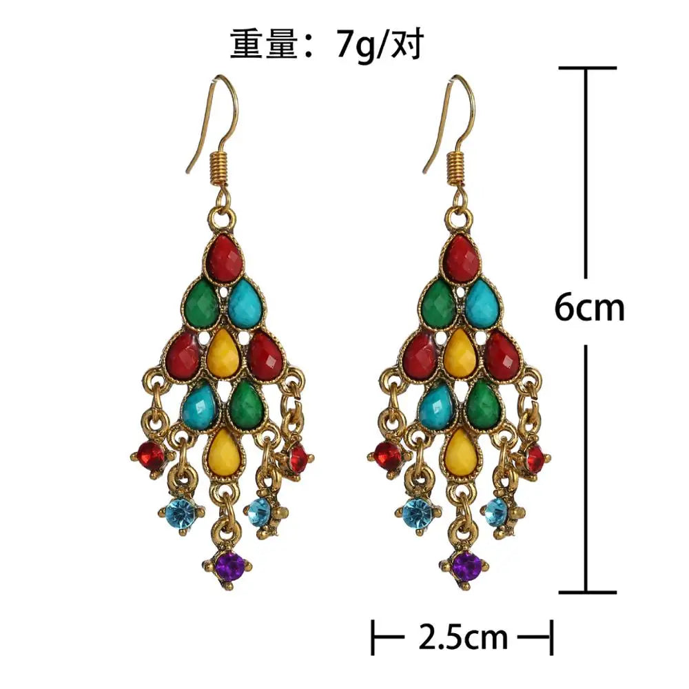 Retro Geometric Ladies Earrings