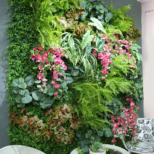 Luscious Tropical Artificial Flower Wall Panel