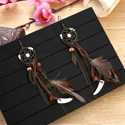 Retro Dream Catcher Earrings