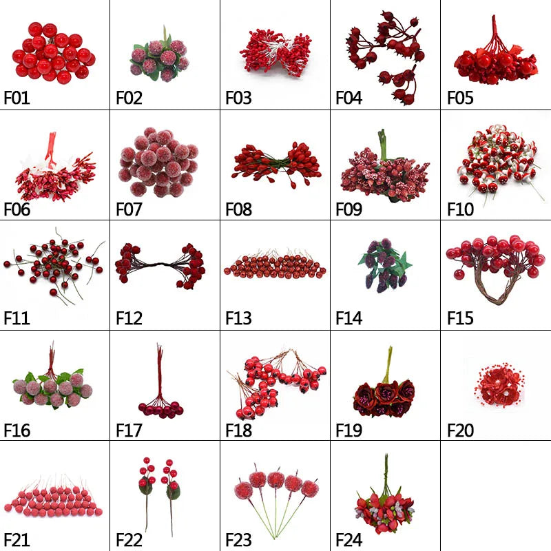 Artificial Flower Berries