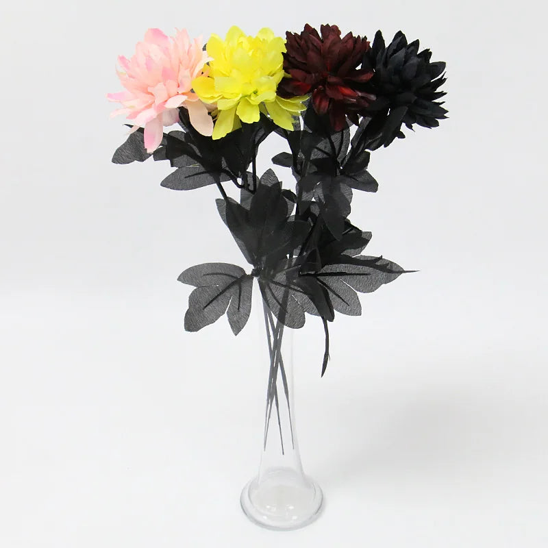 1/3pcs Artificial Dahlia Flowers