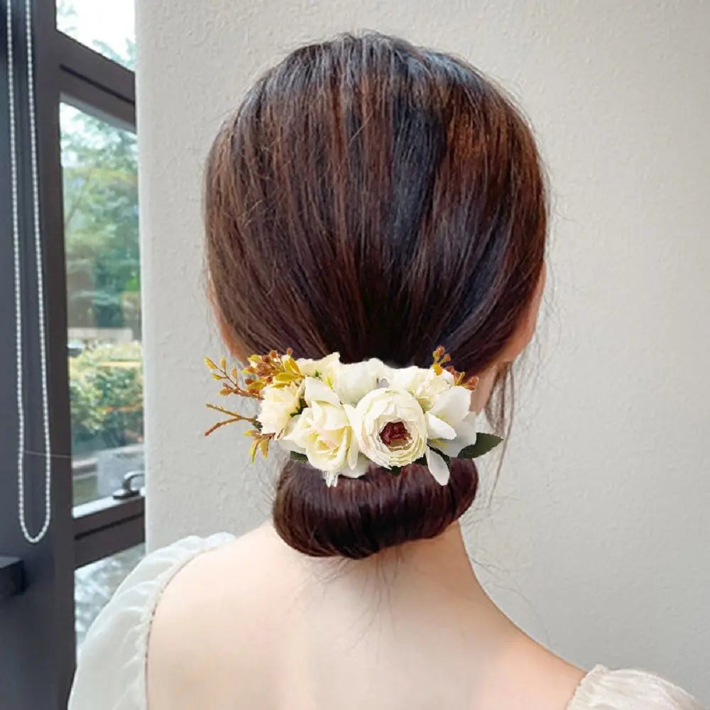 Boho Floral Bridal Hair Combs