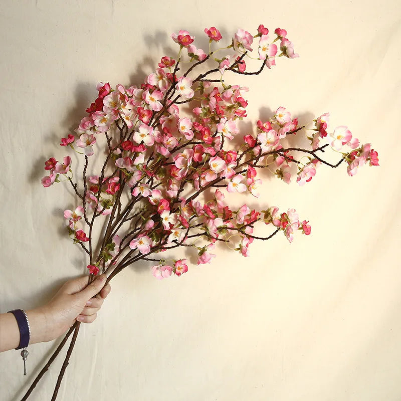 Artificial Cherry Spring Plum Blossom Branch