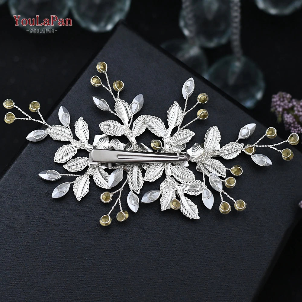 Rhinestone Floral Wedding Hairbands