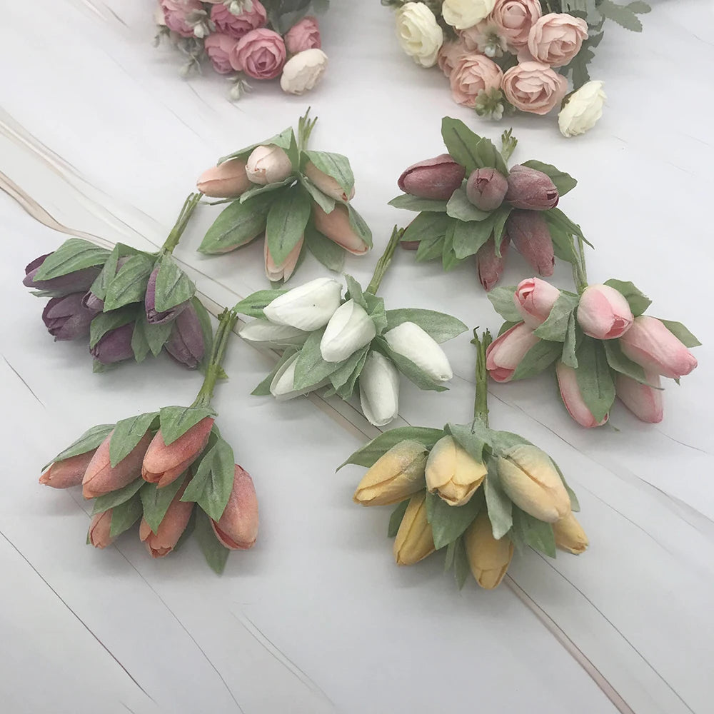 6 pcs Imitation Tulips