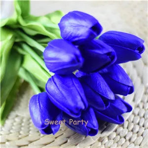 10pcs Artificial Tulip Wedding Flowers