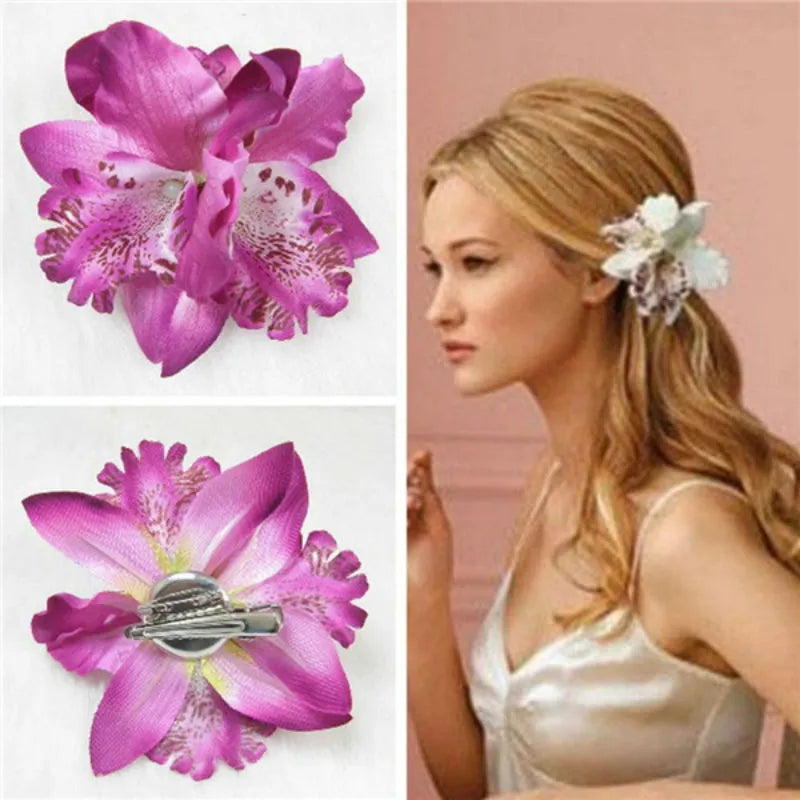 Chic Fashion Flower Hair Clips