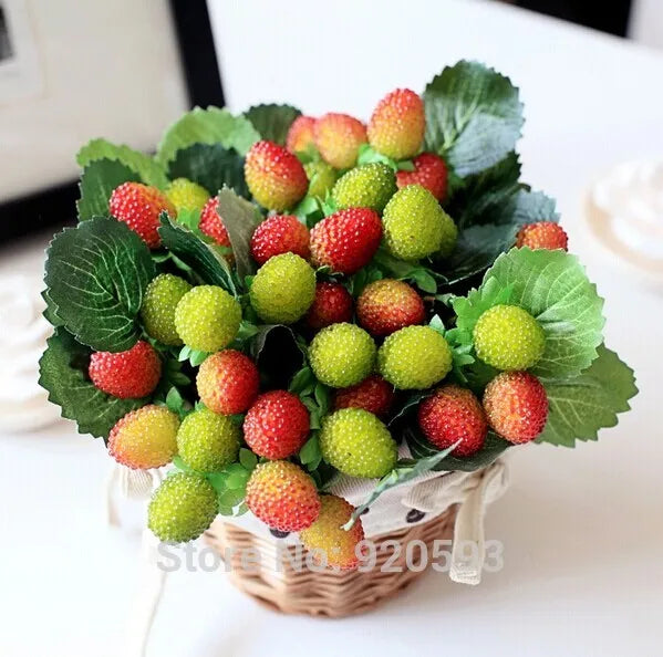 Delicious Artificial Strawberry Fruit