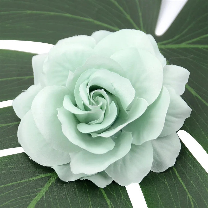 10pcs Large Silk Artificial Rose Flower Heads