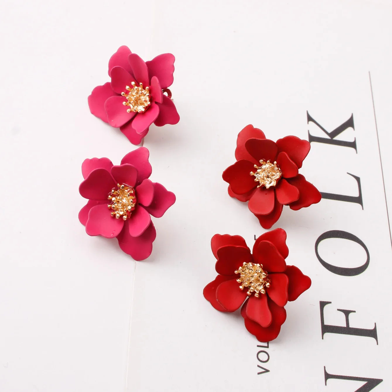 Cute Small Flower Stud Earrings