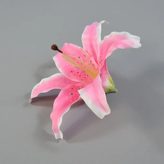 10pcs Large Silk Artificial Lily Flower Heads