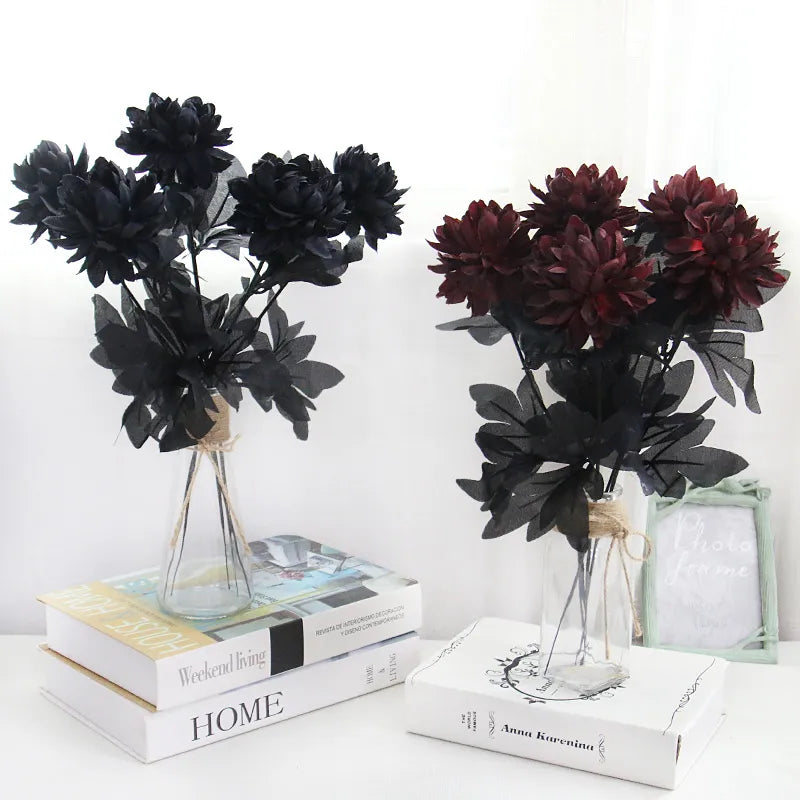 1/3pcs Artificial Dahlia Flowers