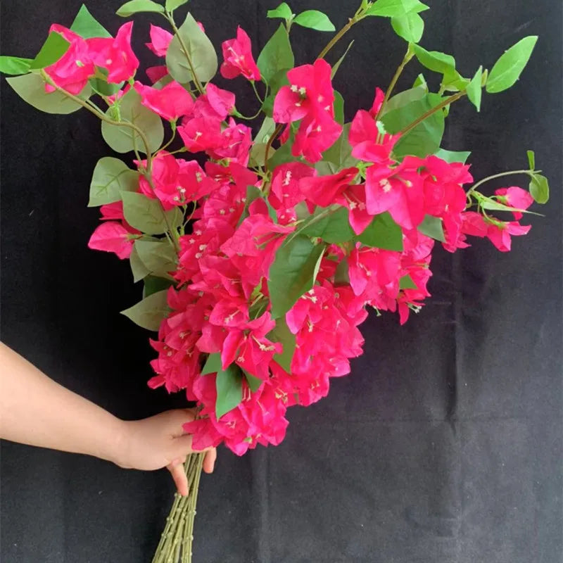 10pcs Silk Bougainvillea Flower Branches