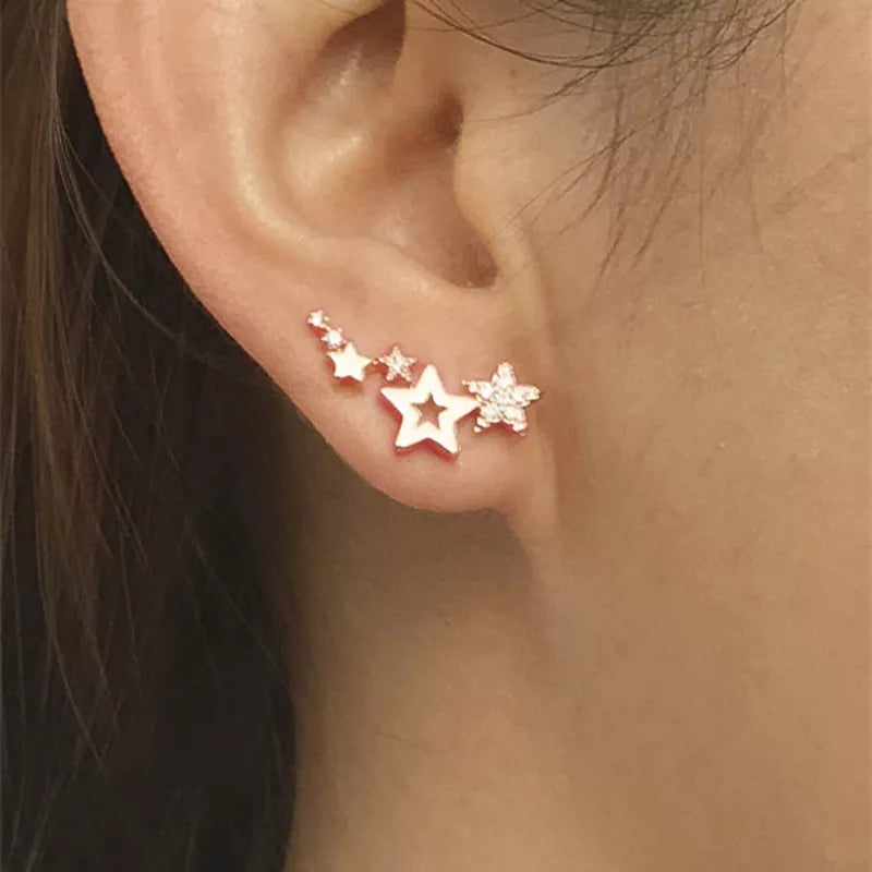 Stylish Star Drop Earrings