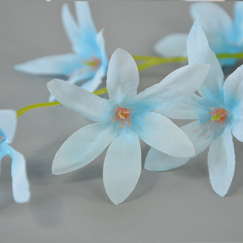 50PCS Silk Artificial Orchid Flower Heads