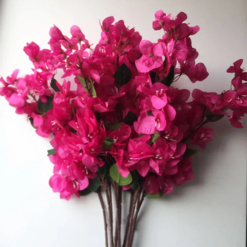 10pcs Silk Bougainvillea Flower Branches