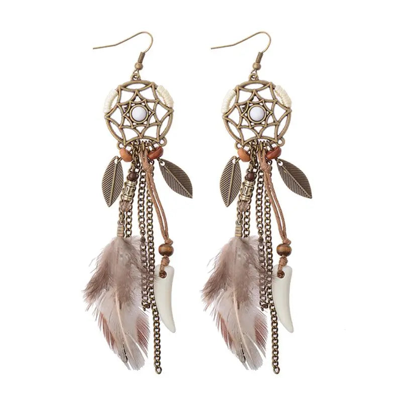 Retro Dream Catcher Earrings