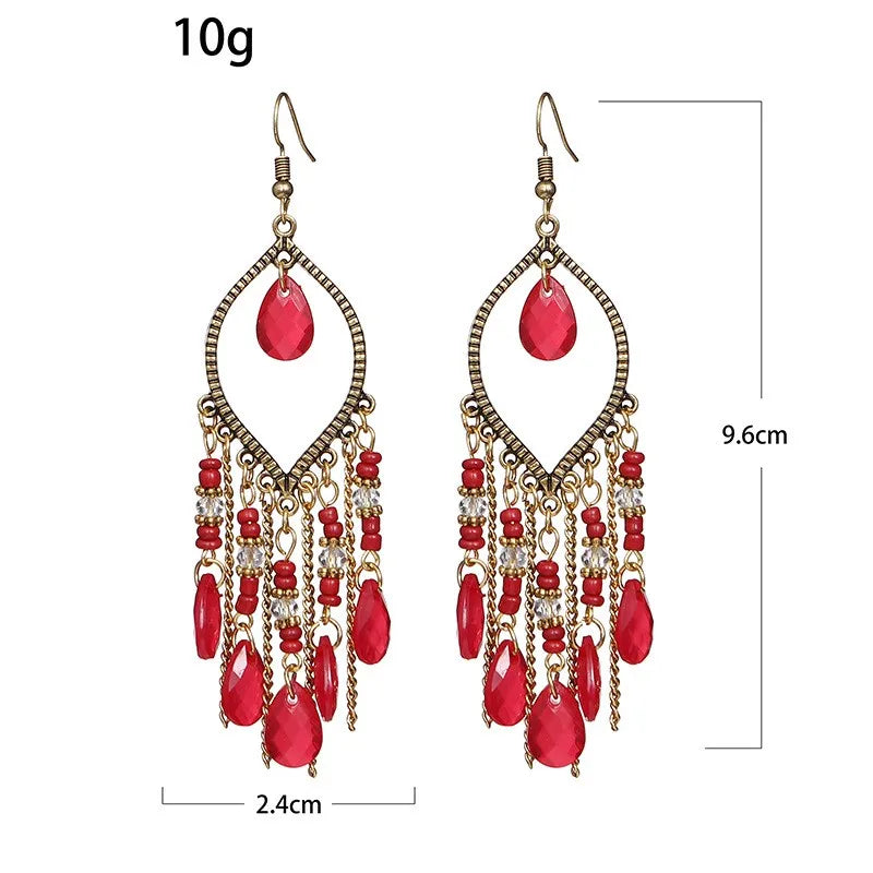 Classic Vintage Bohemian Crystal Earrings