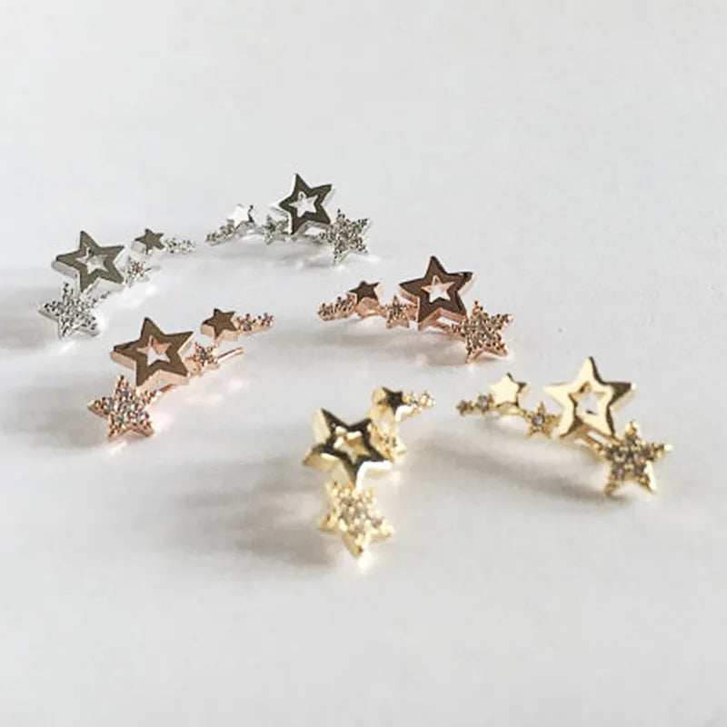 Stylish Star Drop Earrings