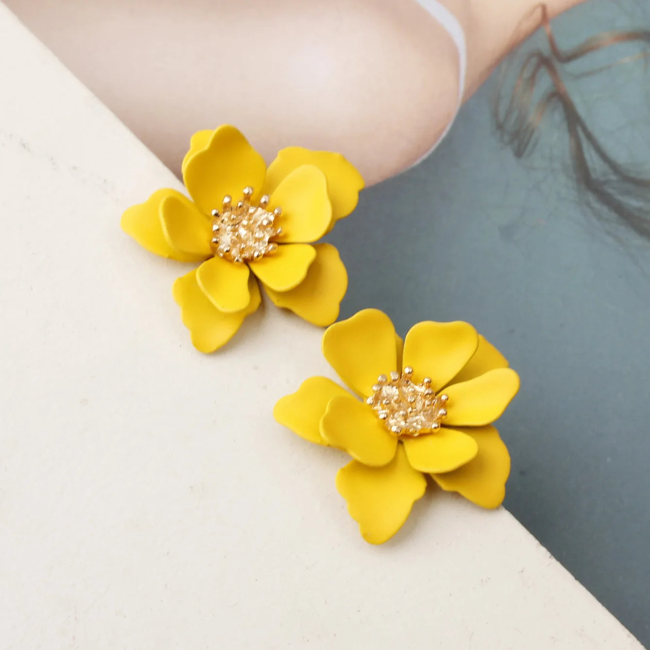 Cute Small Flower Stud Earrings