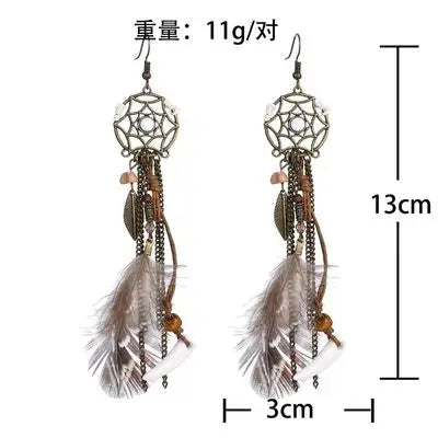 Retro Dream Catcher Earrings